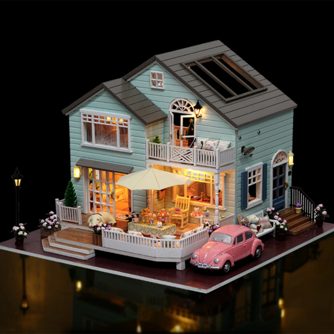 Интересный кукольный домик королева город 3D Сборка DIY бытовой креативный набор "дом"