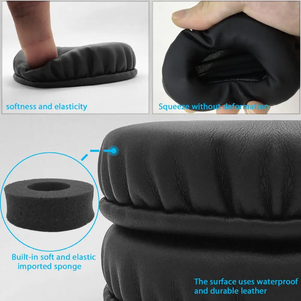 Nullkeai Replacement Earpads for Sennheiser HD250 Linear HD250 Linear II Headphones Earmuff Earphone Sleeve Headset Earpiece