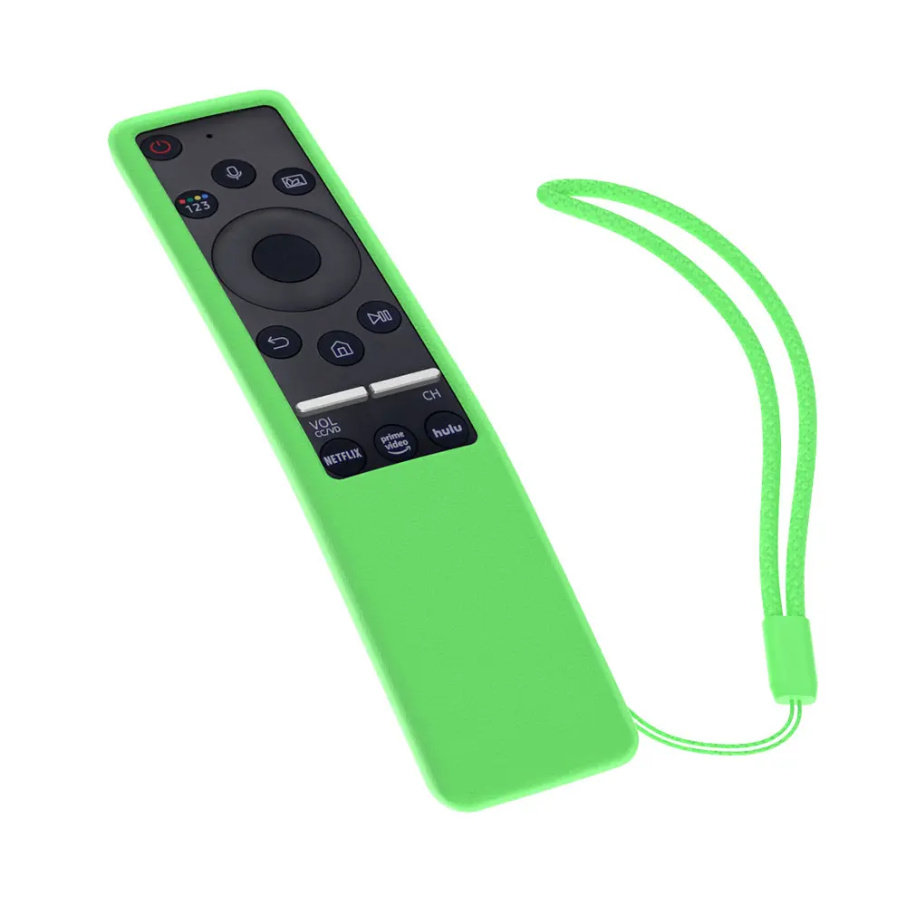 Fluorescent Green Sikai силиконовый чехол для Samsung Умные телевизоры голос версия Дистанционное управление защитный чехол кожи для Samsung ТВ дистанционного крышка - Цвет: Fluorescent Green