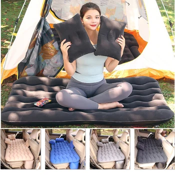 

Car Air Inflatable Mattress Travel Bed Universal for Auto Back Seat Sofa Pillow Outdoor Camping Mat Cushion