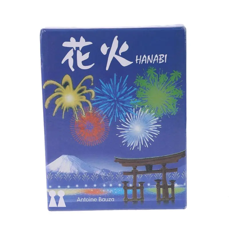 HANABI настольная игра 2-5 игроков кaрточные игры легко играть смешные игры для вечерние/семейные родитель-детская игра