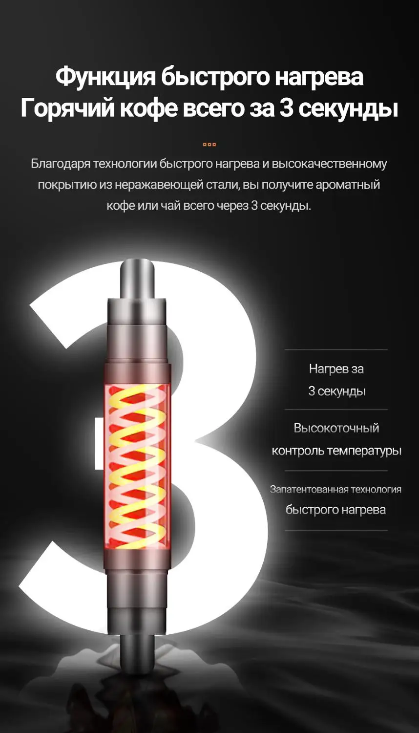 Muellerlife 2.7Литр диспенсер для воды регулируемая температура портативный