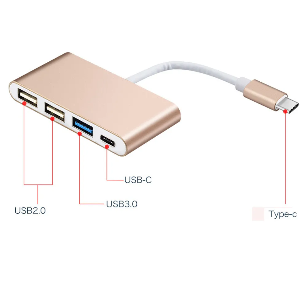 OMESHIN 4 в 1 type C к USB 3,0 2,0 USB-C многопортовый зарядный конвертер концентратор для Macbook для ноутбука компьютера телефона планшета Mac OS