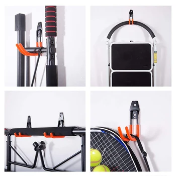 

Heavy Duty Wall Hook Wall Mount Hanging Hooks Tool Organizer Rust Resistant Double Hooks Storage Tool Organizer Hooks