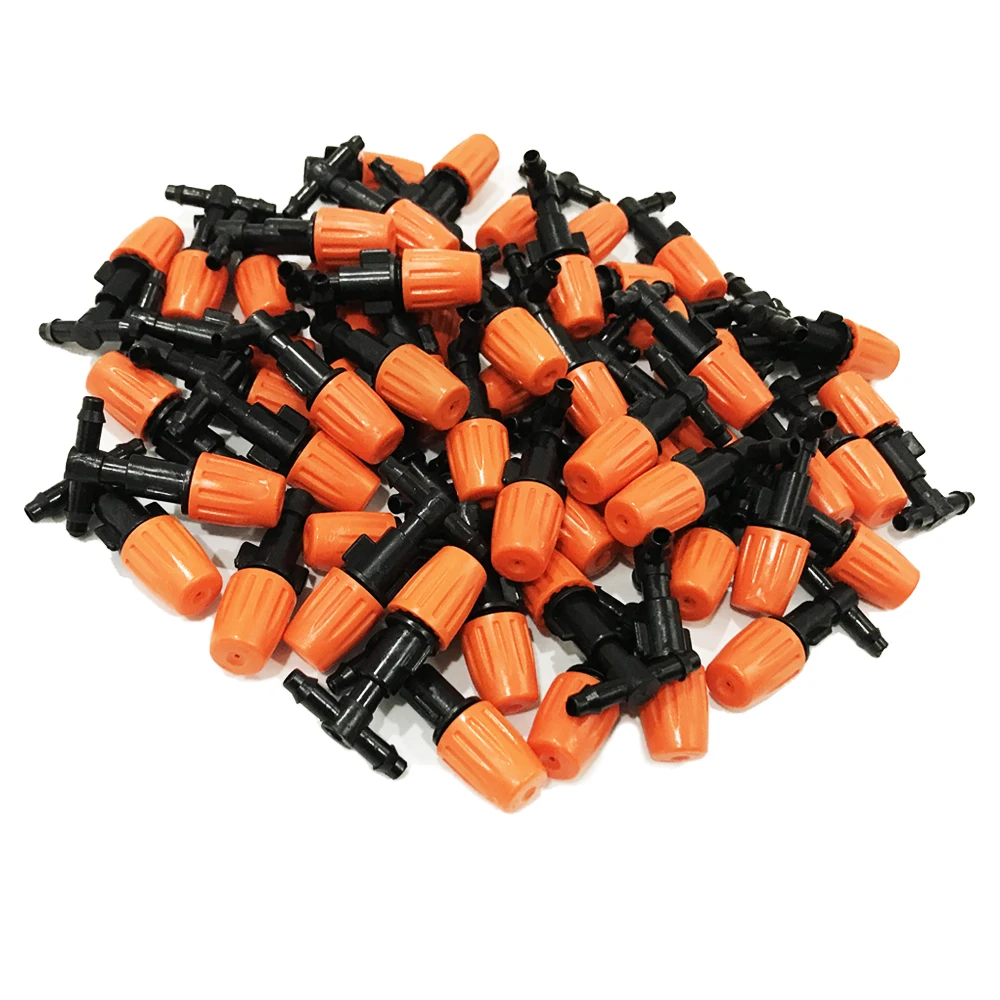 20PCS Micro Drip Irrigation Misting Nozzles Adjustable Watering Sprayer Misting Atomizing