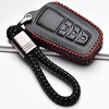 Top Layer Leather Car Key Cover Key case For Toyota Camry Prado 2017 2022 CHR Prius Corolla RAV4 camry 2022 se Remote Key Shell ► Photo 1/6