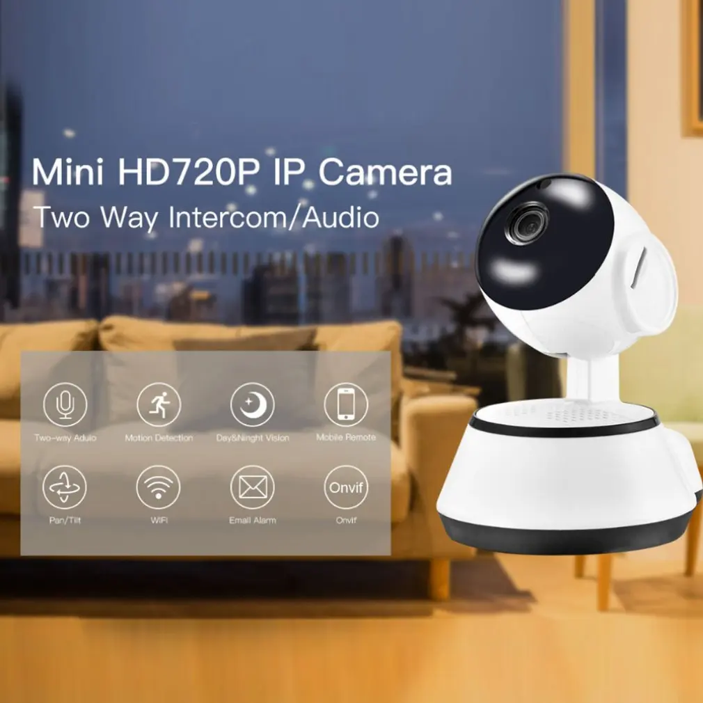 

Professional V380 IP Camera Draadloze 720P Home Security CCTV Surveillance Network Camera Night Vision Two Way Audio Babyfoon