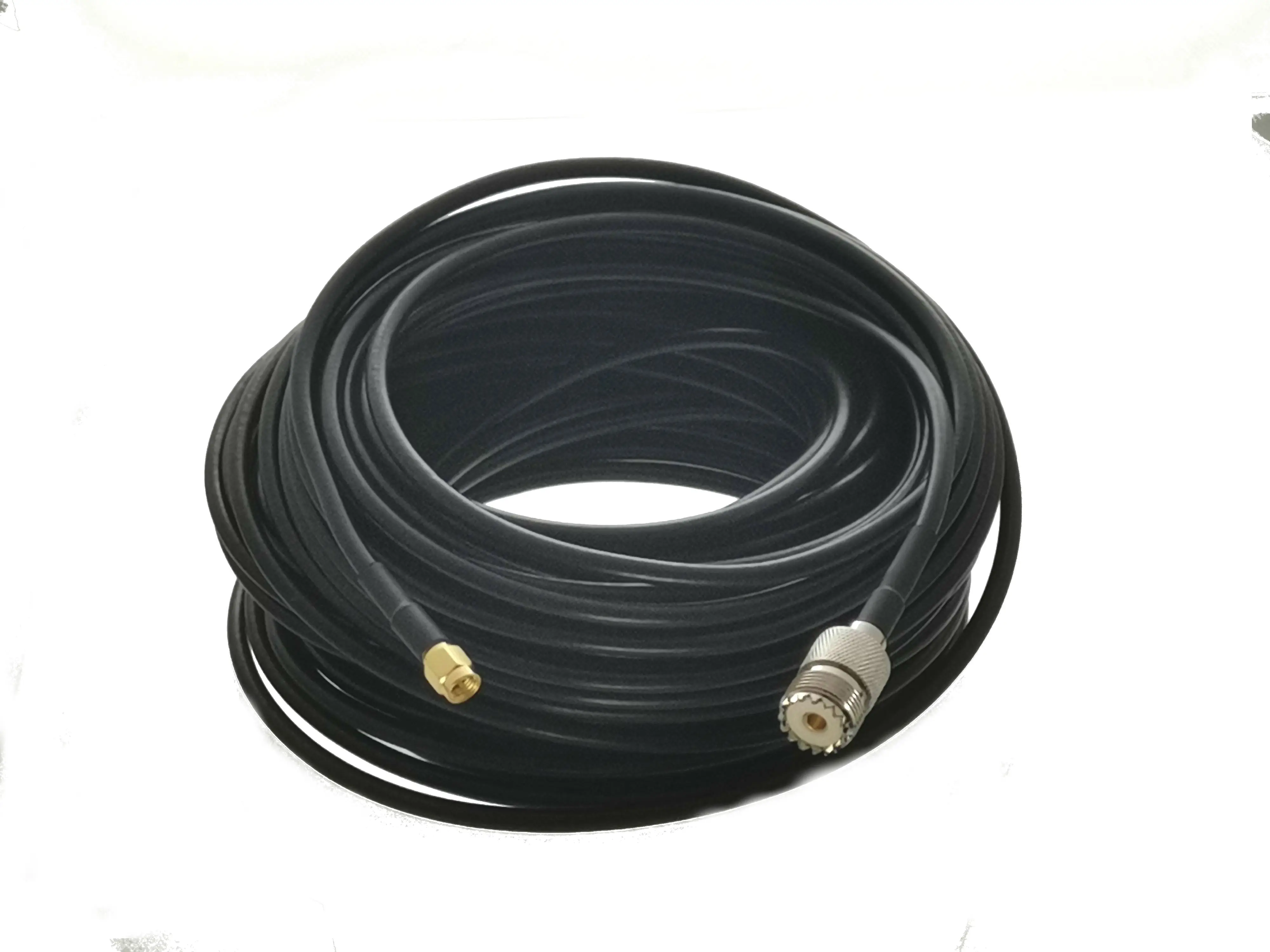 Кабель SMA штекер к SO239 UHF Женский RG58 RF перемычка косичка 4 дюйма~ 10 футов