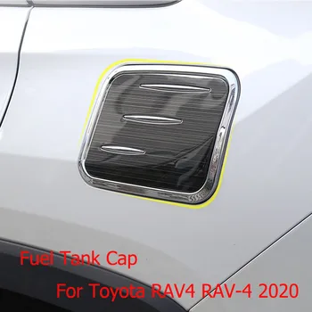 

Fuel Tank Cap Cover Trim Modified Car Exterior Appearance Decoration Strip For Toyota RAV4 RAV-4 2019 2020 Car Accessories