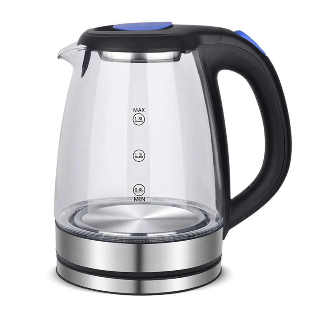 Household Electric Kettle Stainless Steel Bag Glue Color Pot Glass Hot | Бытовая техника
