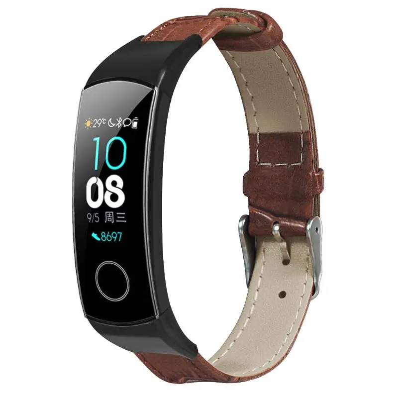 Сменный износостойкий кожаный ремешок для наручных часов для huawei Honor Band 5/4 аксессуары для браслетов