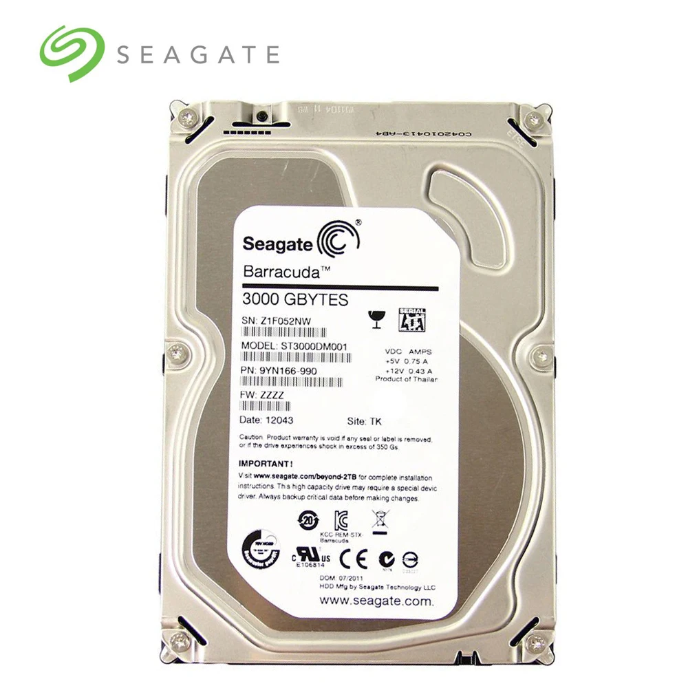 Seagate 1TB 2TB 3TB 4TB Desktop PC 3.5