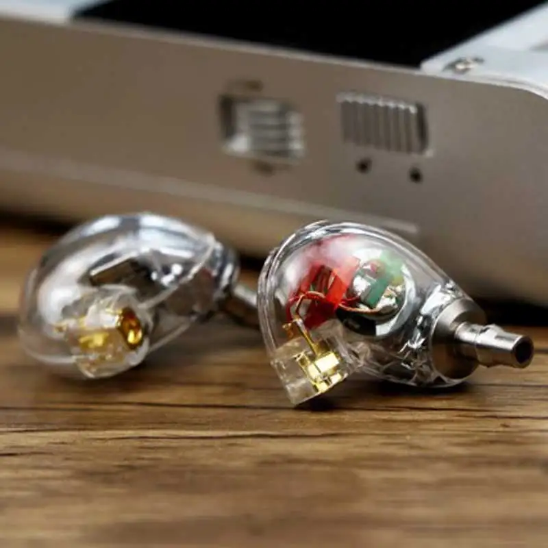 transparent DIY SE846 4BA 1DD 5 единиц драйвера наушники сбалансированная арматура динамическая гарнитура MMCX качество кабель использовать для SE425 SE535 K3003 - Цвет: transparent