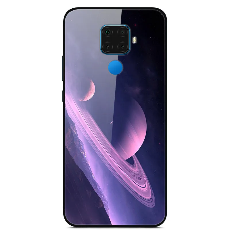 13 Для huawei mate 30 Lite чехол закаленного стекла Космический Чехол для телефона чехол для mate 30 Lite силиконовая бампер чехол для huawei mate30 Lite - Цвет: 13