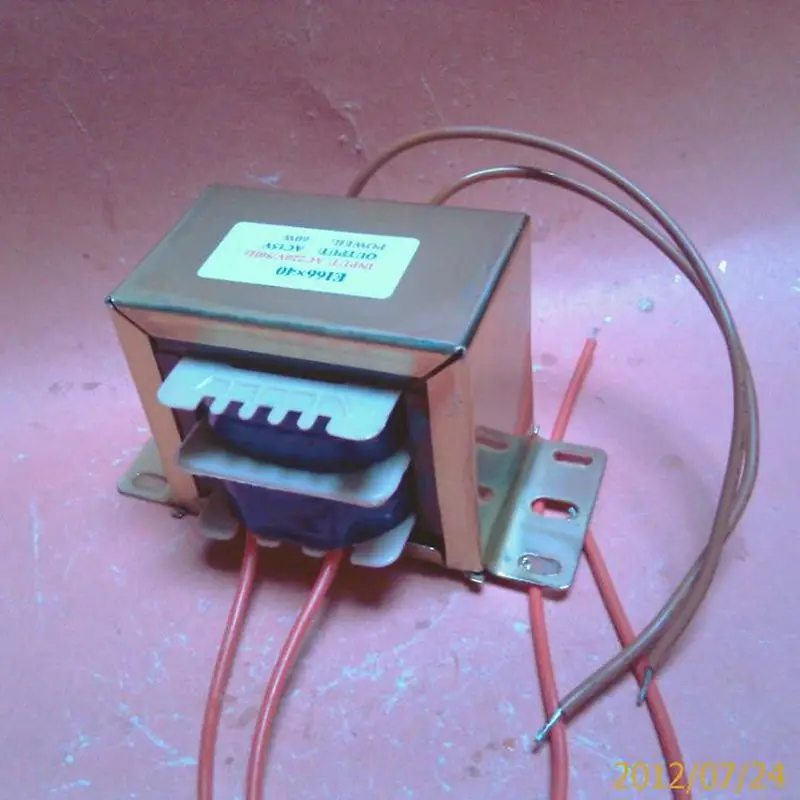 Все медный проводной усилитель танцевальный динамик 60W220V поворот 15V4A трансформатор EI66* 40
