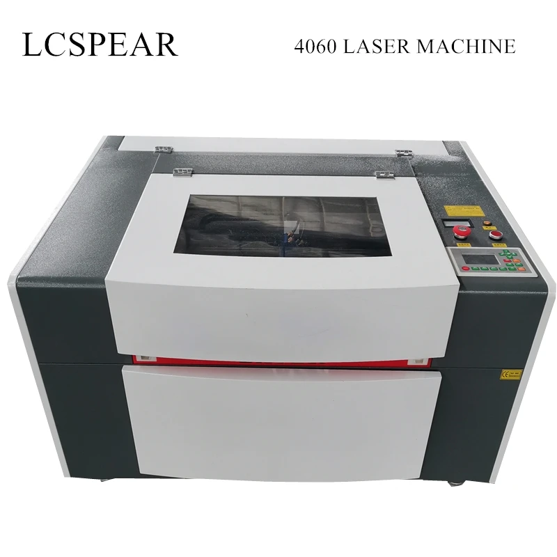 

RUIDA control 100W 4060 laser engraving and cutting machine with X Y linear guide rail and nema 23 motor FOB or CIF port price