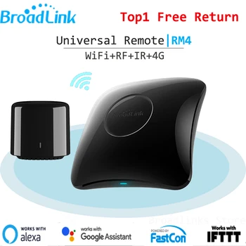 

Broadlink FastCon RM Pro RM4 RM4C Mini IR+RF+4G Universal Intelligent Smart Home Remote Control Controller For Google Home Alexa