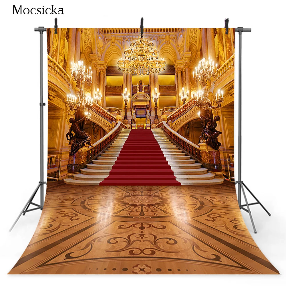 Magnificent Palace Beauty And Beast Backdrop For Photography Castle Background For Photo Studio Red Carpet Adult Portrait Photos Backgrounds Aliexpress