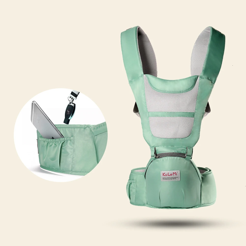 6-GREEN1 Disney Baby Carrier младенец Хипсит эргономичное переднее многофункциональное приспособление для переноски детей на открытом воздухе аксессуары disney - Цвет: 6-GREEN1