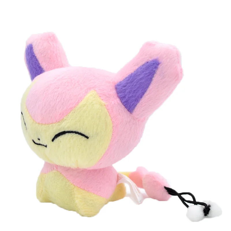 Skitty 12cm 35 стилей карманного животного, плюшевая игрушка, кукла Пикачу, чармандер, Бульбазавр, лапрас, драконит, мягкая плюшевая игрушка для детей - Цвет: Skitty 12cm