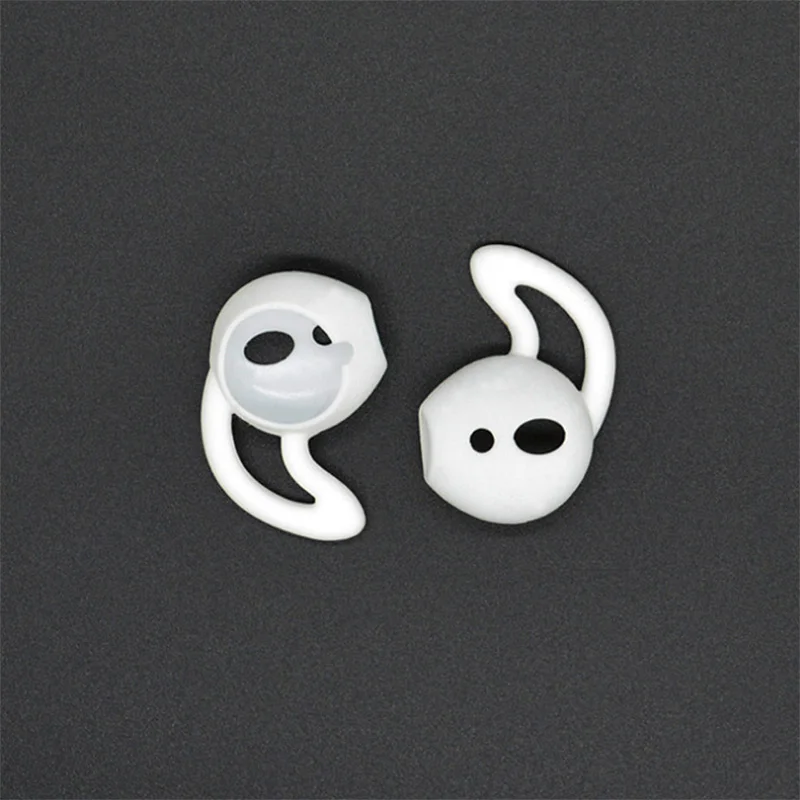 Airpods чехол для наушников силиконовый защитный чехол Аксессуары для кожи для Apple беспроводные Bluetooth наушники 6-шт набор - Цвет: Non-slip ear cap