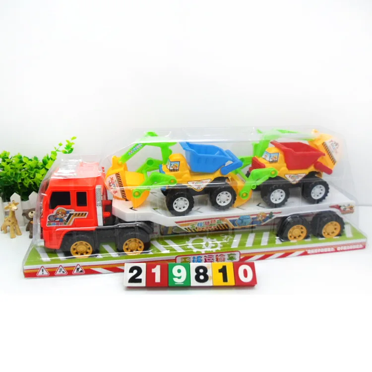 

Hot Sales [Sky Toy] Inertia Model Tractors with Two Pieces Small Bulldozer Children'S Educational Toy Car