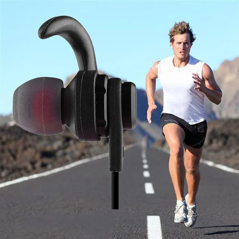 Wireless Bluetooth Earphone Stereo Headphones Sport Bluetooth Headset Earbuds Magnetic Earpiece With Mic For IPhone Xiaomi