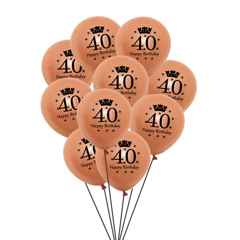 Chicinlife 10 шт. 30th 40th 50th 60th Happy birthday party воздушный шар Globos взрослые воздушные шары ко дню рождения День рождения Юбилей украшения