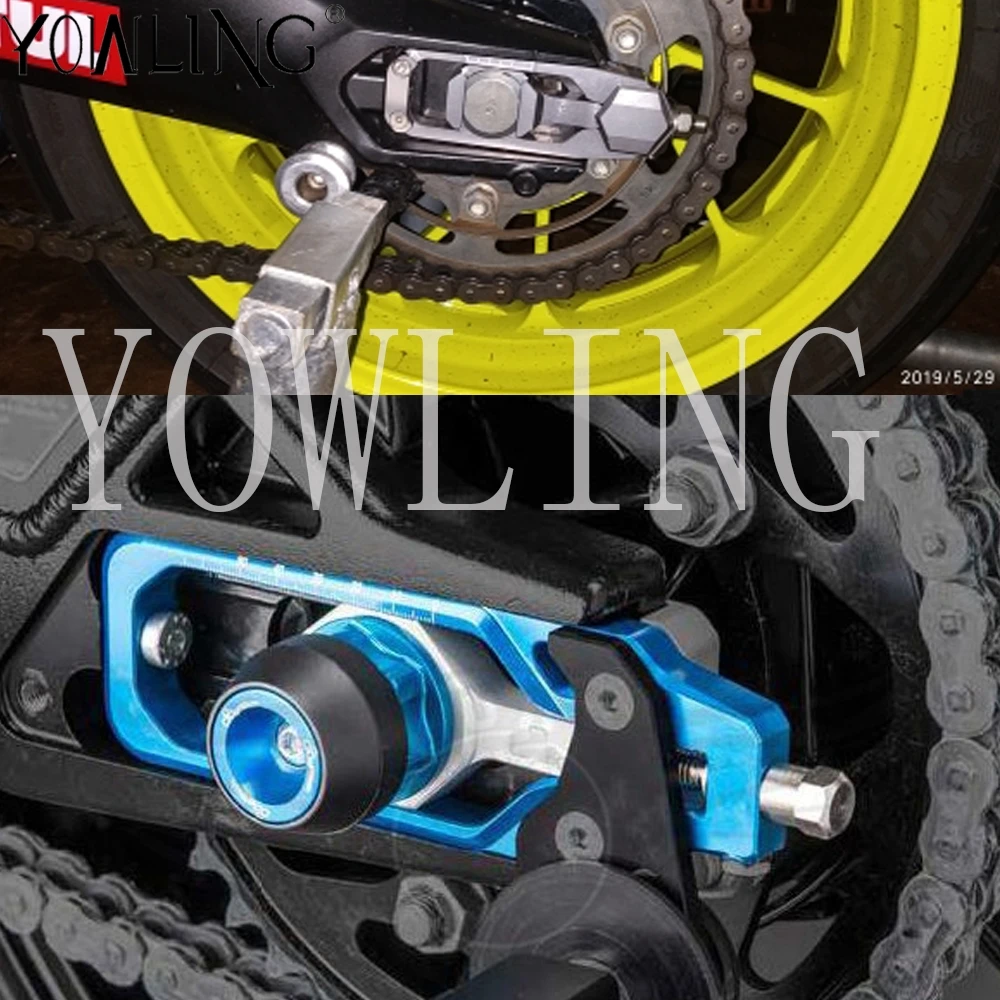 Для Yamaha MT09 FZ-09 MT-09 FZ09 FJ-09 XSR900 2013 задний мост цепь натяжителя Катена катушки блокаторы