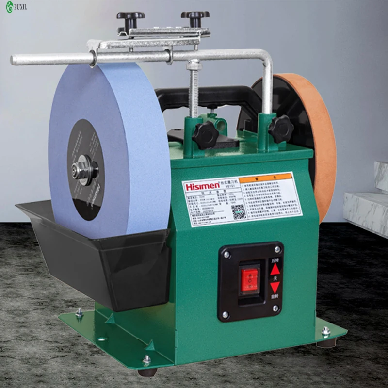 US $131.67 Water Cooled Sharpening Machine 10 Inch Bench Grinder Multifunctional Belt Grinding Polishing Tool Sanding Machine