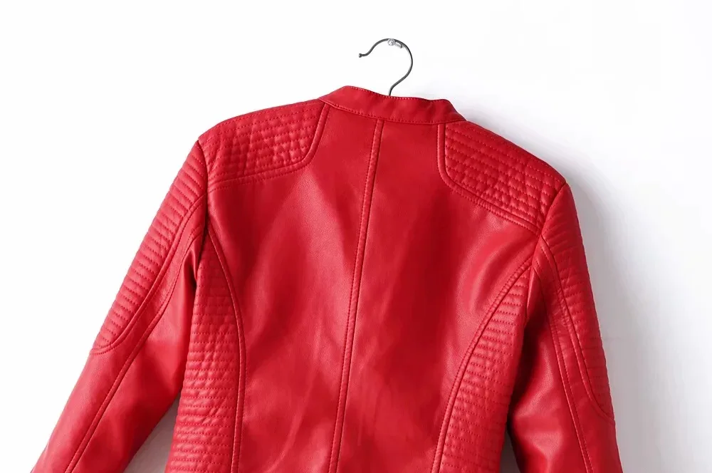 Осень и зима стиль западный стиль отложной воротник куртка AliExpress из искусственной кожи женское пальто кожаное пальто