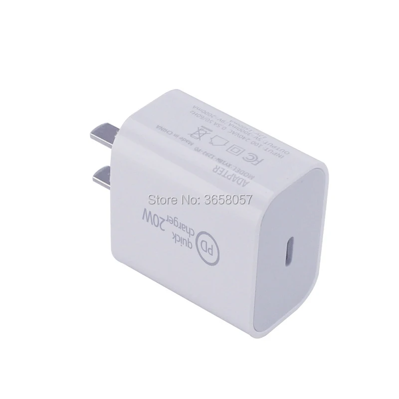 20 Вт PD Кабель с разъемом USB типа C для быстрой зарядки адаптер iPhone 12/для Huawei Xiaomi