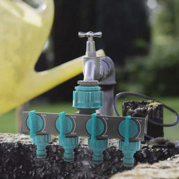

Hose Faucet Valve Plastic Wash Watering Home Gardening Verteiler 4 Way