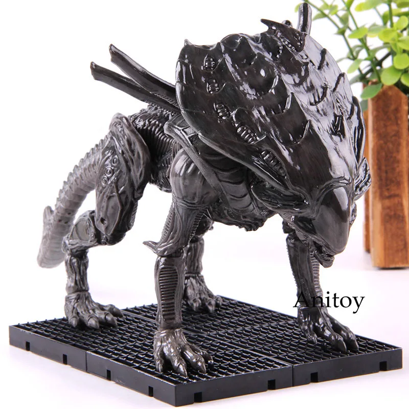 Горячая игра Aliens Colonial Marines фигурка Hiya Xenomorph дробилка 1/18 ПВХ Коллекция Модель игрушки подарок на день рождения