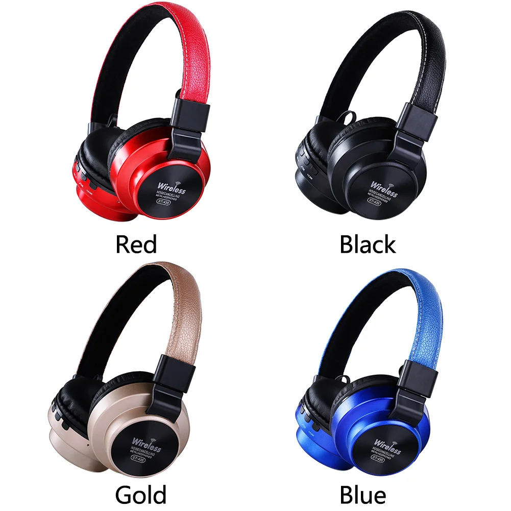 С микрофоном для путешествий, Bluetooth игры, Интеллектуальная музыка, регулируемые стерео универсальные Накладные наушники, практичные беспроводные наушники