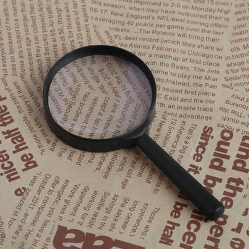 

Magnifier 60mm Hand Held 5X Magnifying Loupe Reading Glass Lens LX9E