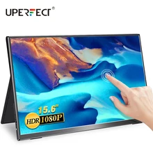 UPERFECT Portable Monitor Touchscren 15.6 Inch Mobile Display Game sRGB 100% Color Gamut Thin and Light Wide Viewing Angle