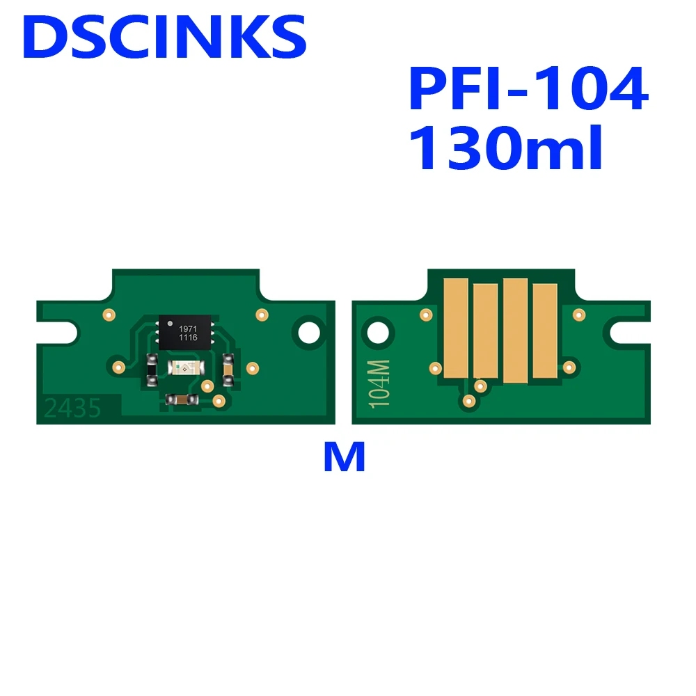 Chip de Cartucho para Canon Pfi102 Pfi104 Ipf650 Ipf655 Ipf750 Ipf755 Ipf760 Ipf765 Ipf 650 655 750 755 760 765 Pfi 102 104 Pfi102 - Imagem 5