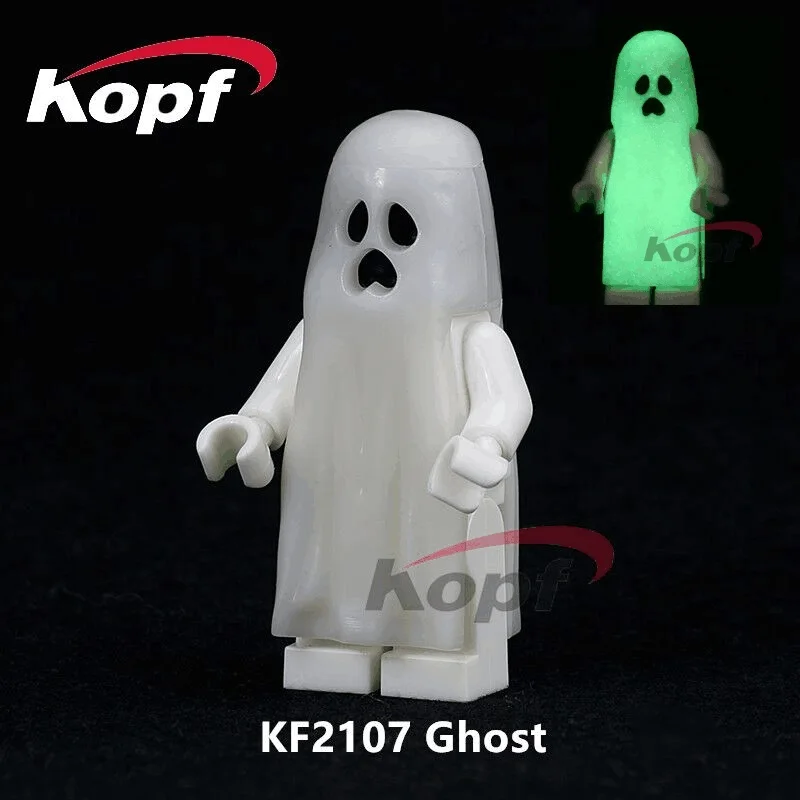 

Single Sale The Horror Theme Movie Moonlight Glow Ghost Freedy Halloween Building Blocks Collection Toys Children Gift KF2107