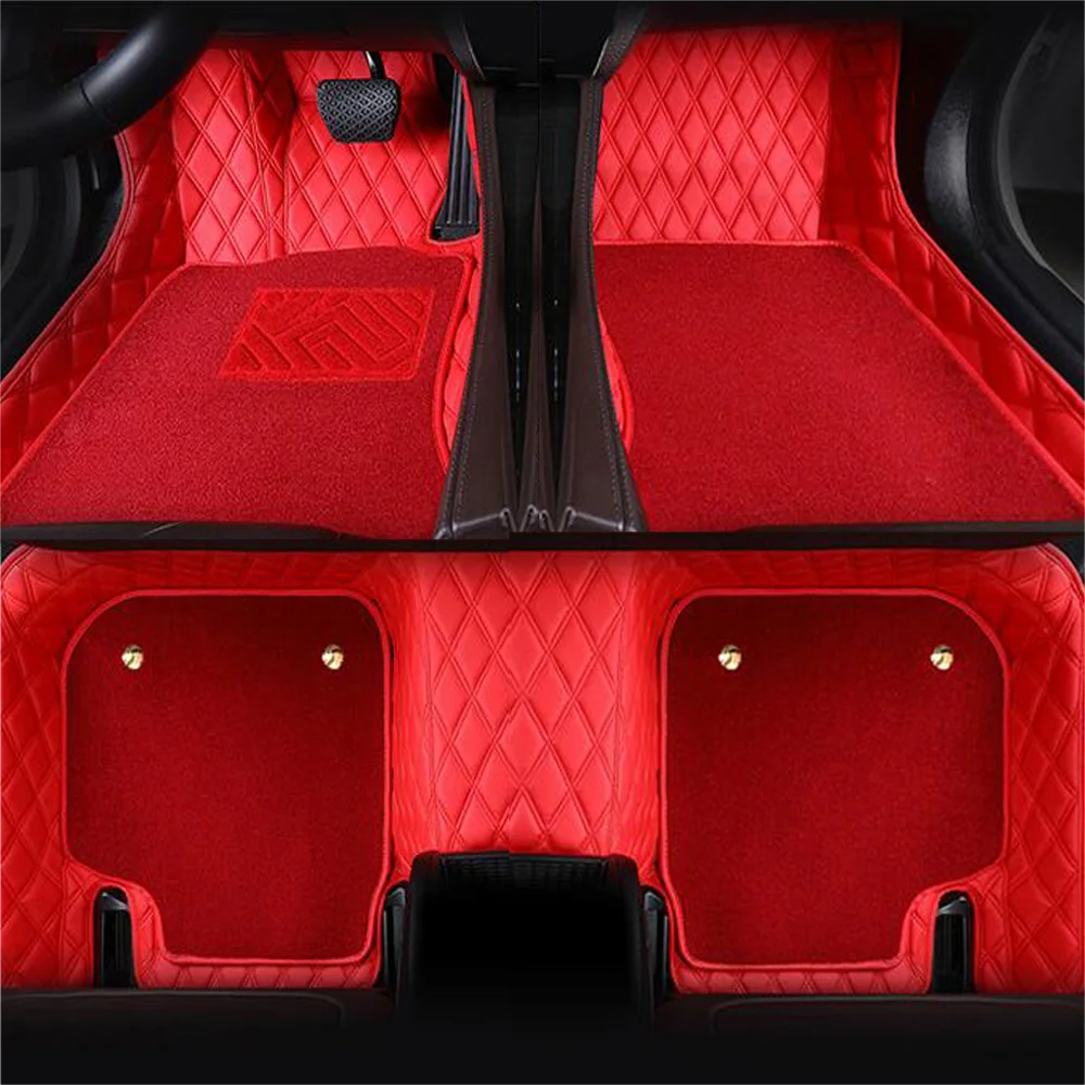 

Car floor mats for BMW Z4 E85 E89 Leather heavy duty 5D car styling all weather carpet liners(2002-now