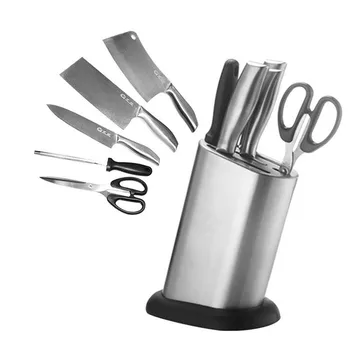 

6PCS / SET Stainless steel household knives set kitchen chopper chopping chef knife fruit knife combination ZP01071428