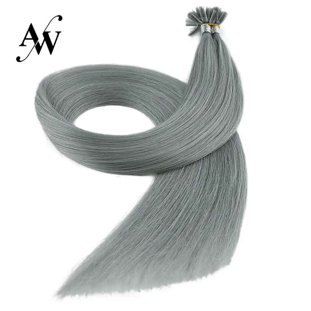AW 16 'ཐ'' 24 'མ'' 1 г/локон прямые кератиновые предварительно