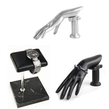 

Creative Watch Show Stand Bracelet Organizer Funny Jewelry Display Stand Hand Model for Shopping mall