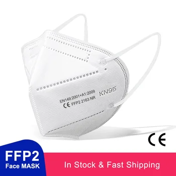 

FFP2 KN95 Face Masks 5 Layers Filter Respirator Dustproof KN95 Mouth Caps Mask Reusable Safety Protective Mascarillas FFP2 Masks