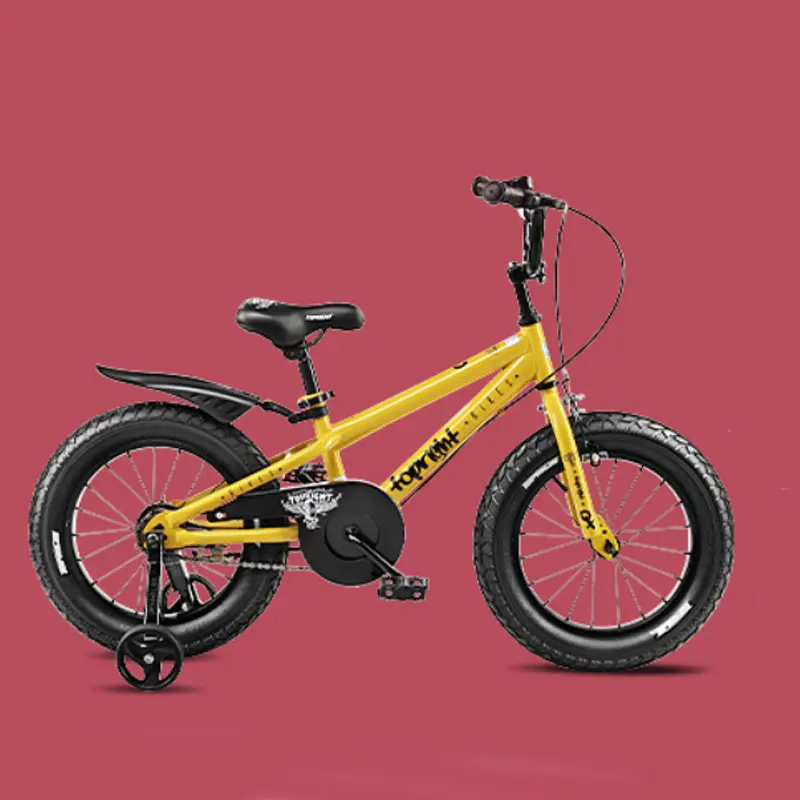 

Children's Bicycle Double Brake TPR Non Slip Set High Carbon Steel 16'' 18''Boy and Girl Student Bicycle