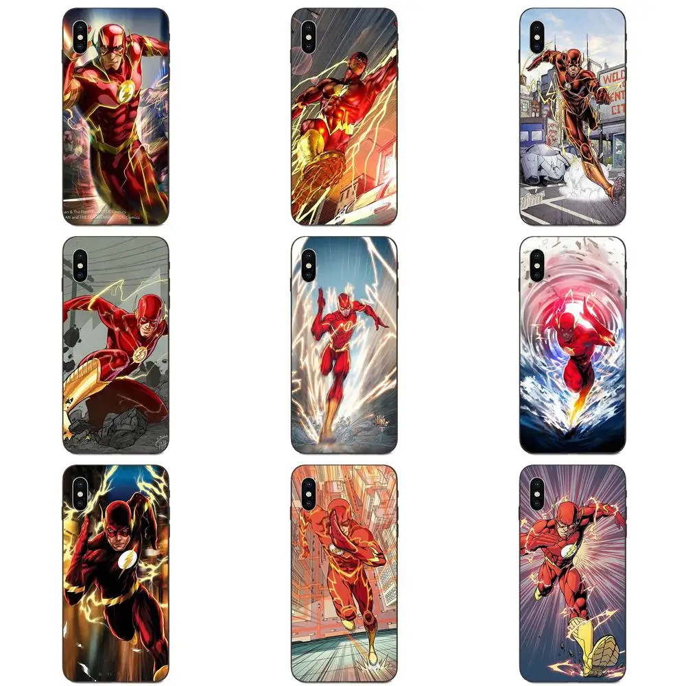 Ah41 Flash Speed Hero Illust Minimal Art для Xiaomi Redmi Mi Note 2 3S 8 9 Lite SE Pro чехол телефона черный мягкий |