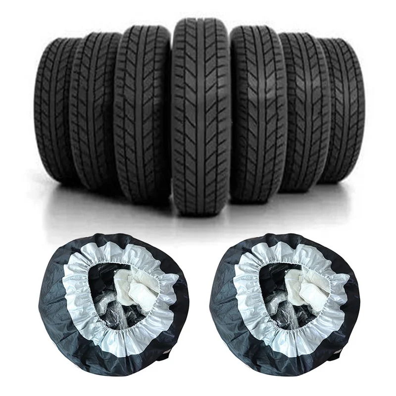 

1Pc Oxford Auto Spare Tire Cover Universally Car Tyre Preventing Dust Cover Waterproof Protective Cover for SUV Ordinary Car