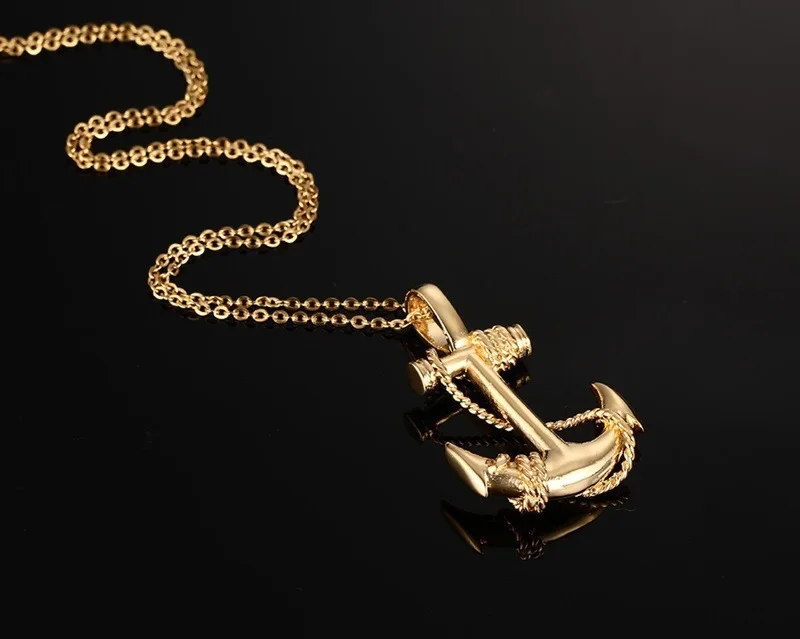 2021 Fashion New Black Rectangle Pendant Necklace Men Trendy Simple Stainless Steel Chain Men Necklace Jewelry Gift