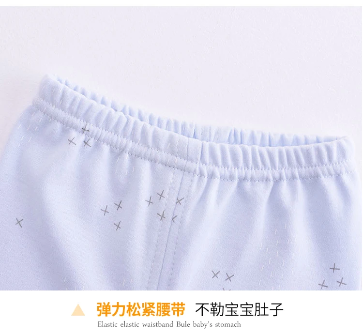 Newborn Baby Underwear Set Cotton Clothes for 0-3 Months Baby Spring Autumn Clothes Autumn Pants Soft Girls Boys Dress 2PCS Suit