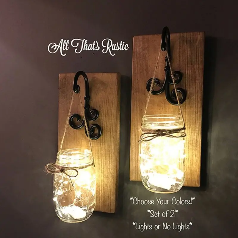 20 светодиодный солнечный Сказочный Рождественский светильник Mason Jar 2 м теплый белый свет подвесной фонарь открытый патио садовый декор
